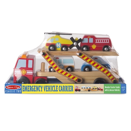 Melissa & Doug Emergency Vehicle Carrier 4610